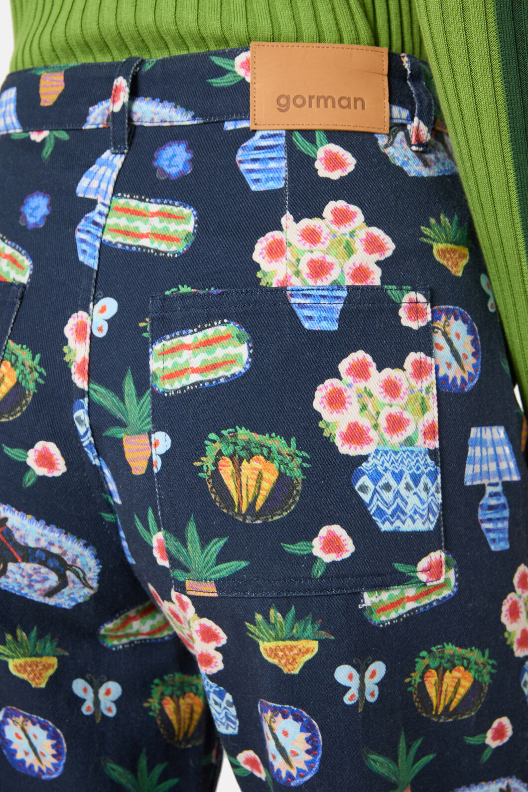 Gorman NZ - Garden Table Denim Jean - print