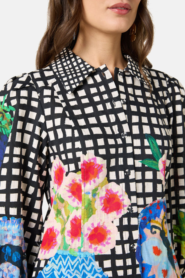 Gorman NZ - Garden Table Shirt Dress - print