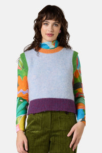 Gorman NZ - Delilah Alpaca Knit Vest - blue