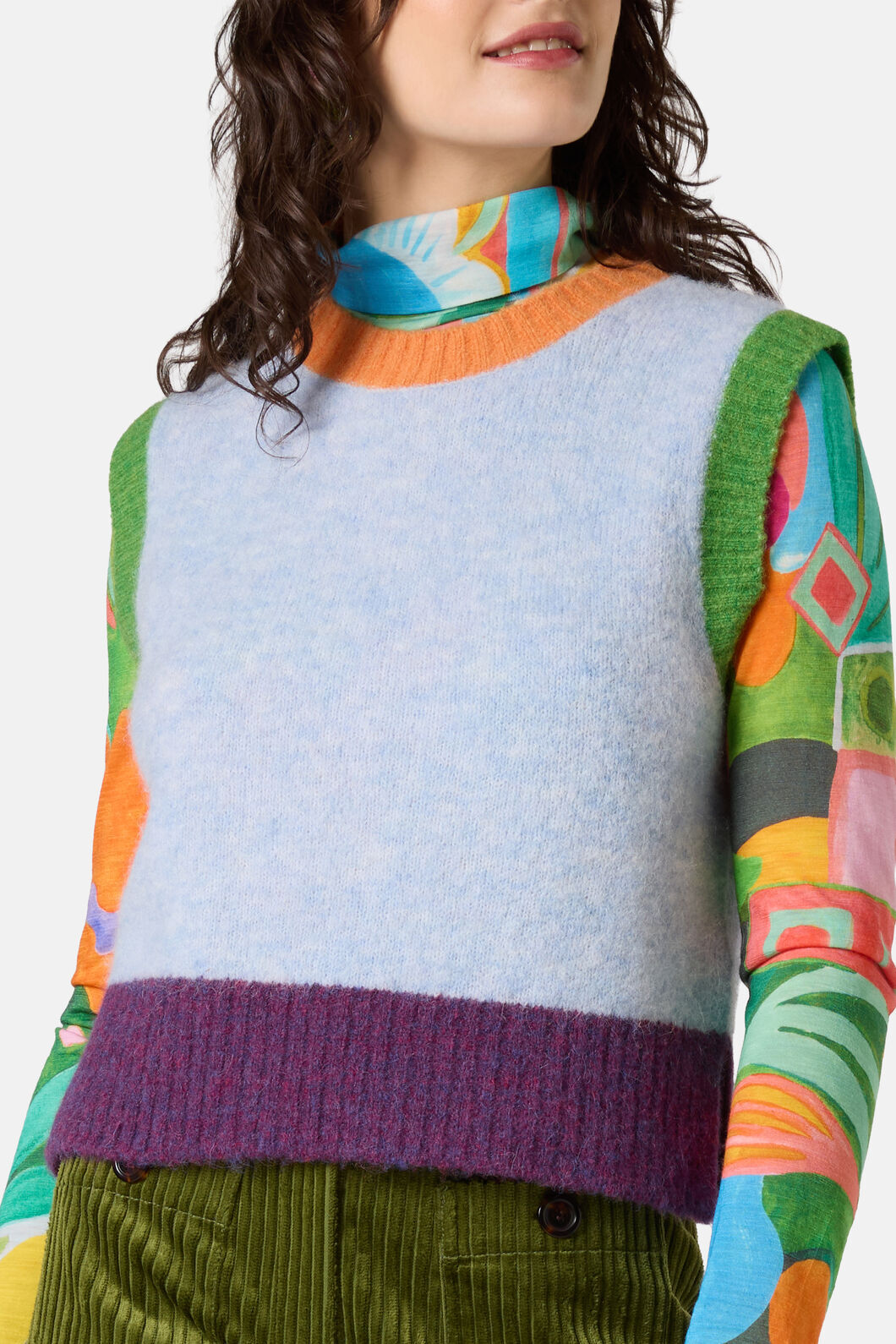 Gorman NZ - Delilah Alpaca Knit Vest - blue