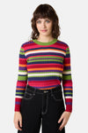 Gorman NZ - Stripe Tease Knit Top - stripe