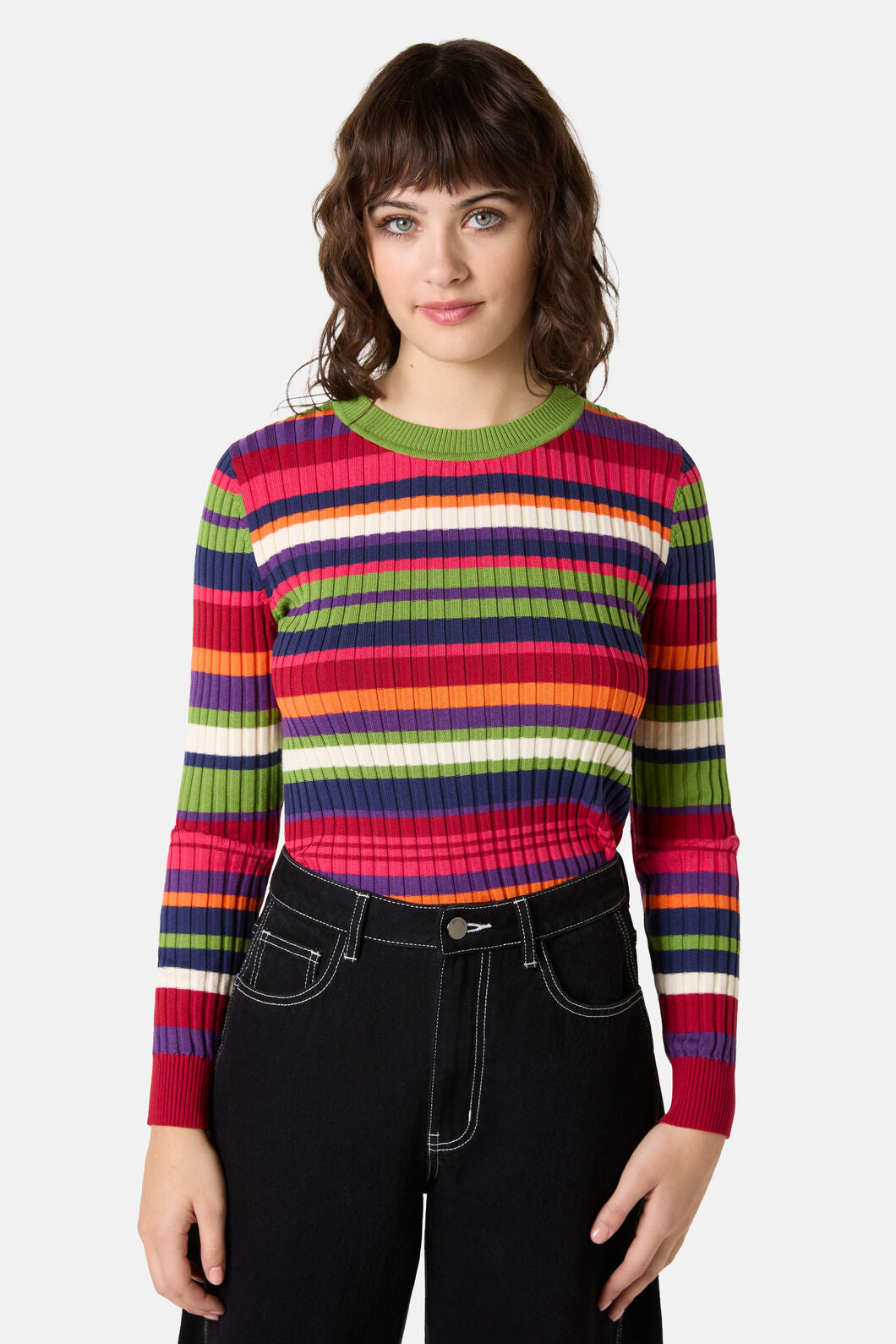Gorman NZ - Stripe Tease Knit Top - stripe