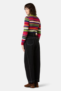 Gorman NZ - Stripe Tease Knit Top - stripe