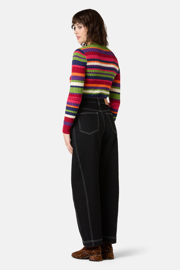 Gorman NZ - Stripe Tease Knit Top - stripe