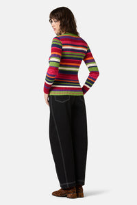 Gorman NZ - Stripe Tease Knit Top - stripe