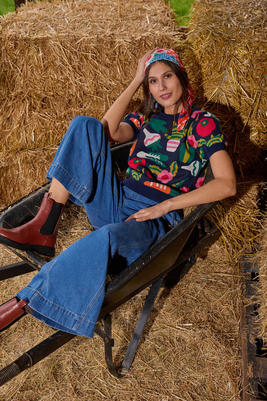 Gorman NZ - Garden Table Knit Top - multi