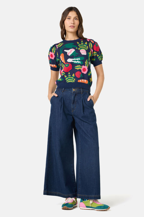 Gorman NZ - Garden Table Knit Top - multi