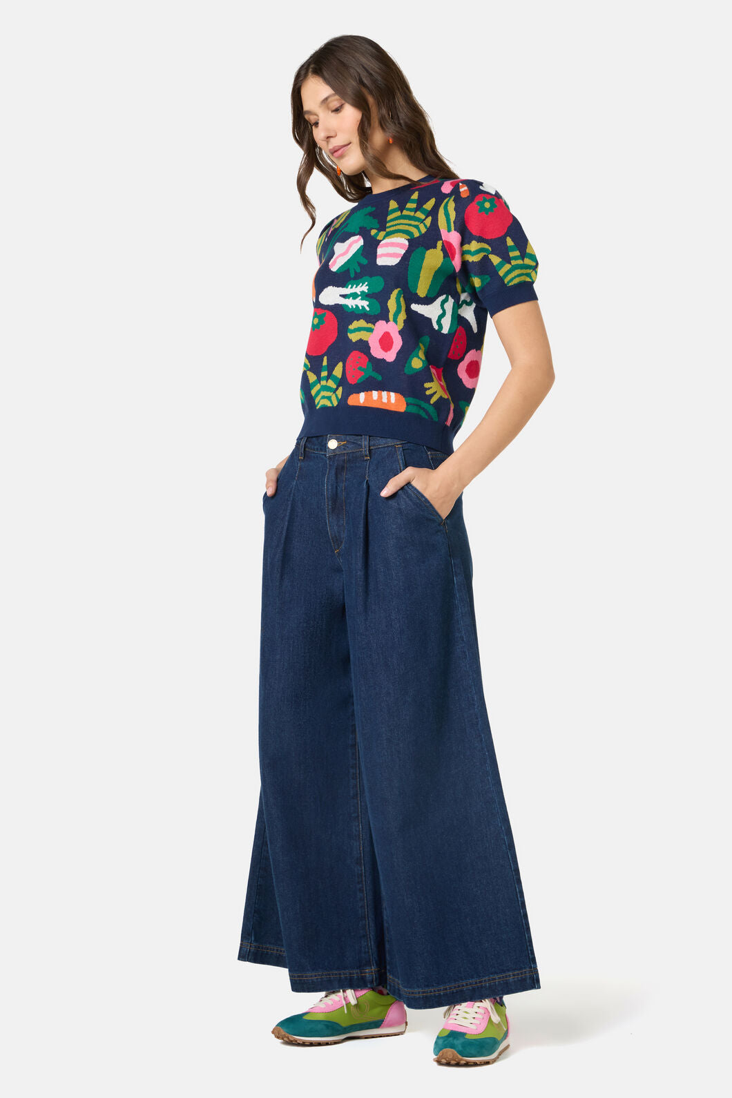 Gorman NZ - Garden Table Knit Top - multi
