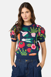 Gorman NZ - Garden Table Knit Top - multi