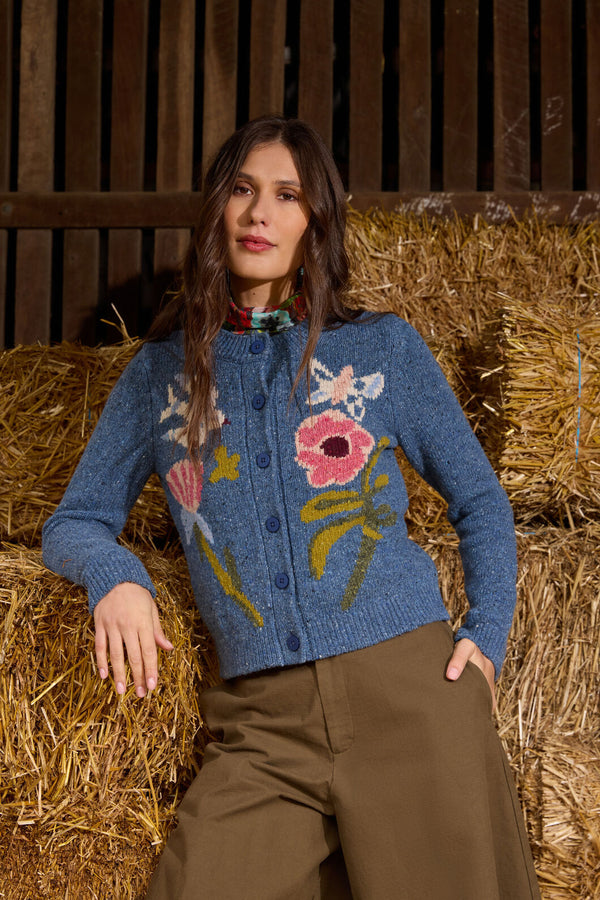 Gorman NZ - The Garden Cardigan - blue