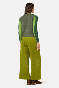 Gorman NZ - The Garden Wool Vest - green