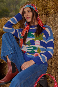 Gorman NZ - Garden Table Wool Jumper - multi
