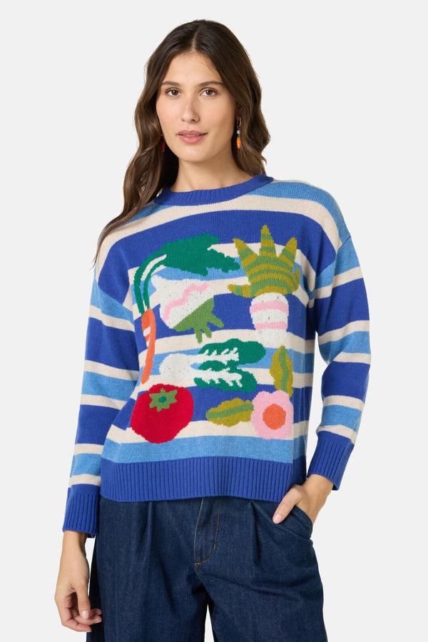 Gorman NZ - Garden Table Wool Jumper - multi