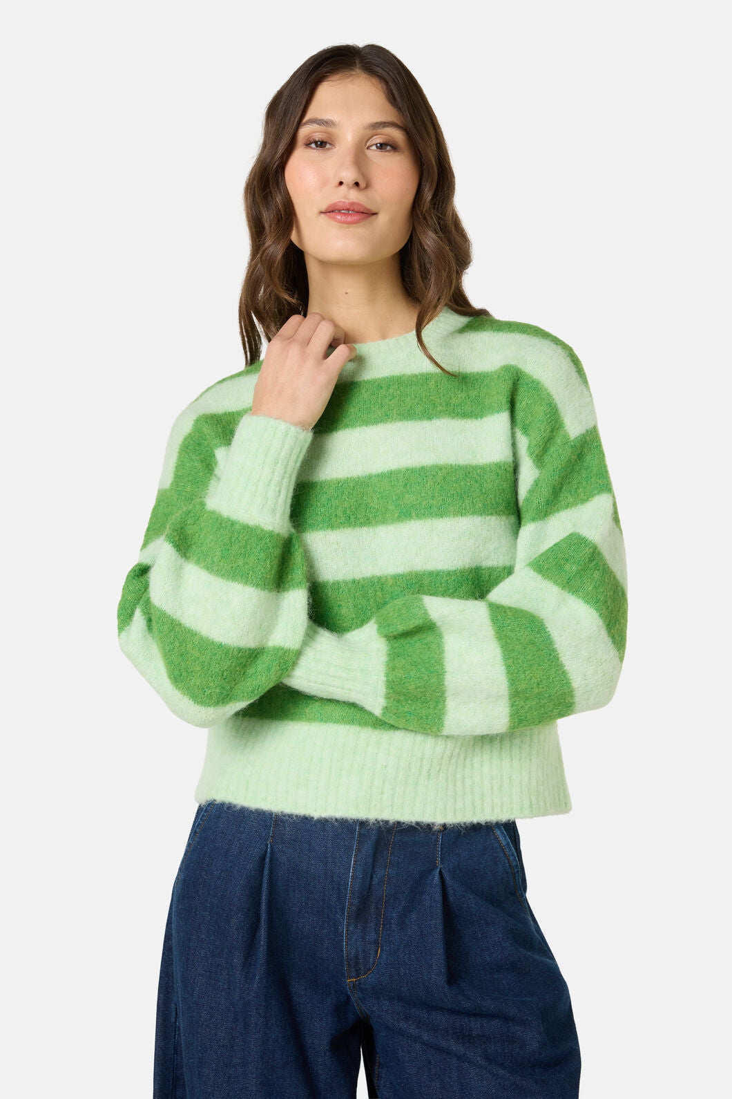 Gorman NZ - Linea Stripe Alpaca Jumper - stripe