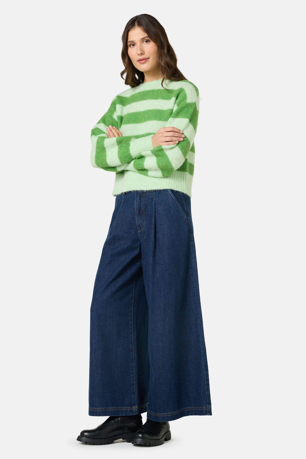 Gorman NZ - Linea Stripe Alpaca Jumper - stripe