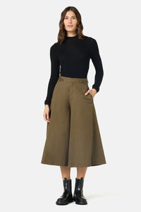 Gorman NZ - Tortoise Shell Skort - khaki