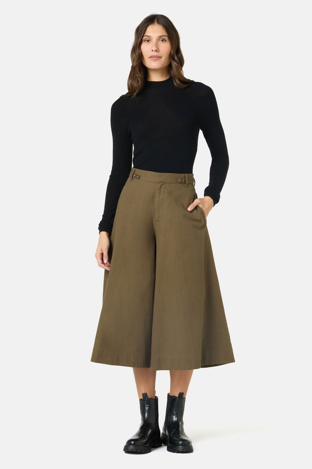 Gorman NZ - Tortoise Shell Skort - khaki