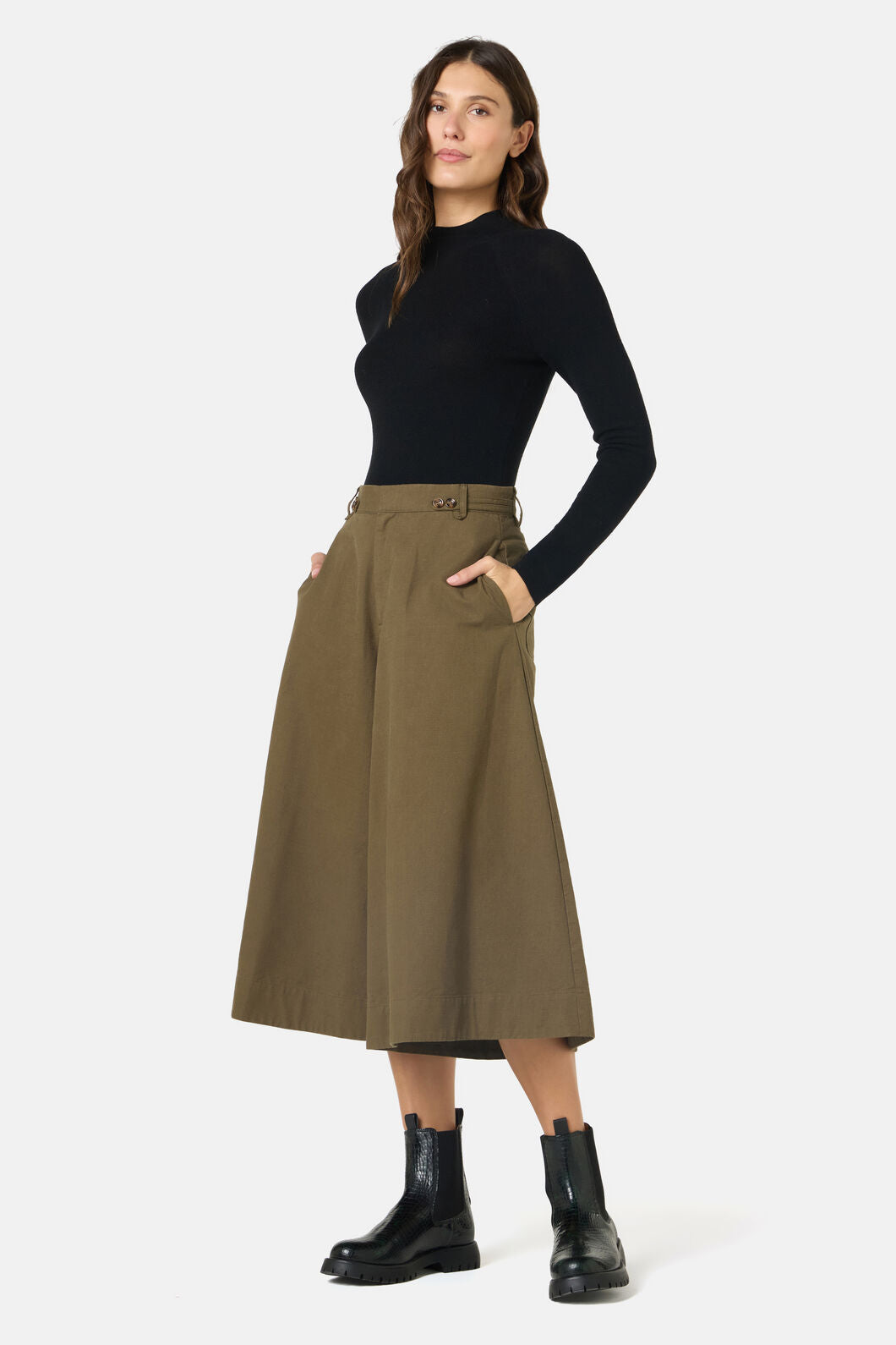 Gorman NZ - Tortoise Shell Skort - khaki