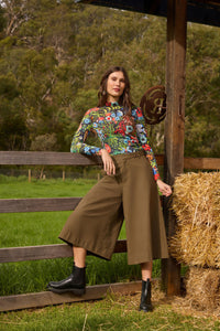 Gorman NZ - Tortoise Shell Skort - khaki