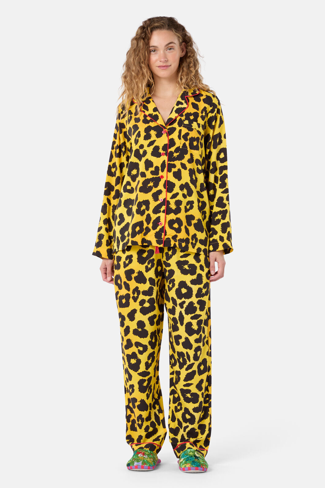 Gorman NZ - Leopard Long PJ Set - print