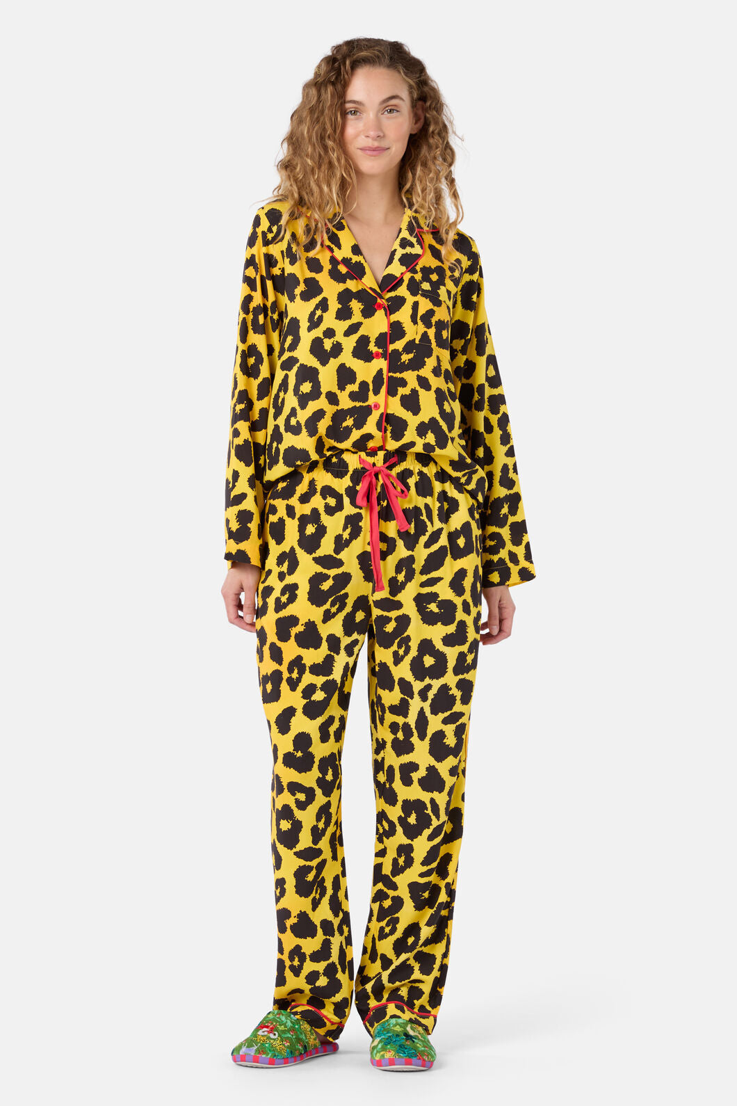 Gorman NZ - Leopard Long PJ Set - print