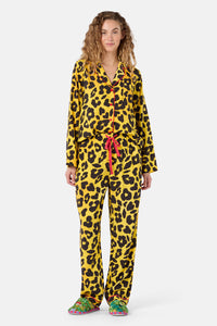 Gorman NZ - Leopard Long PJ Set - print