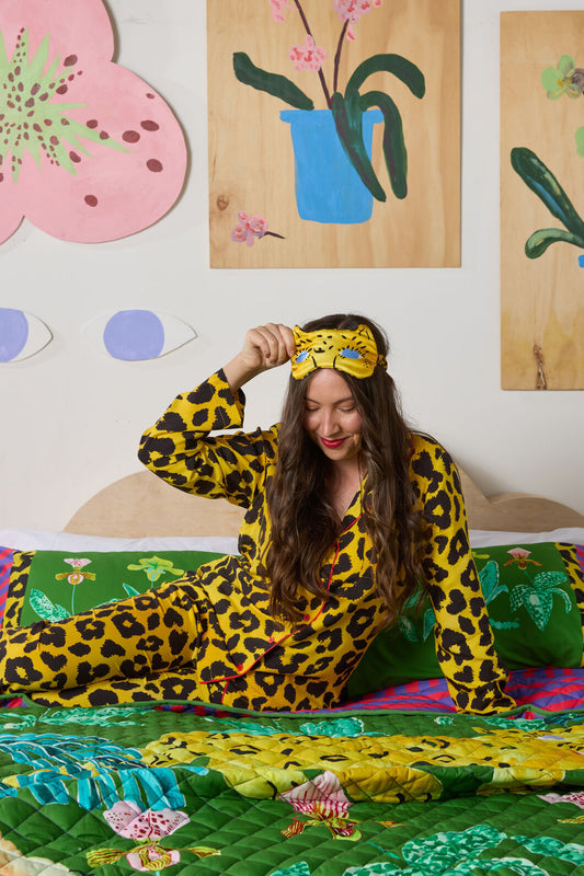 Gorman NZ - Leopard Long PJ Set - print