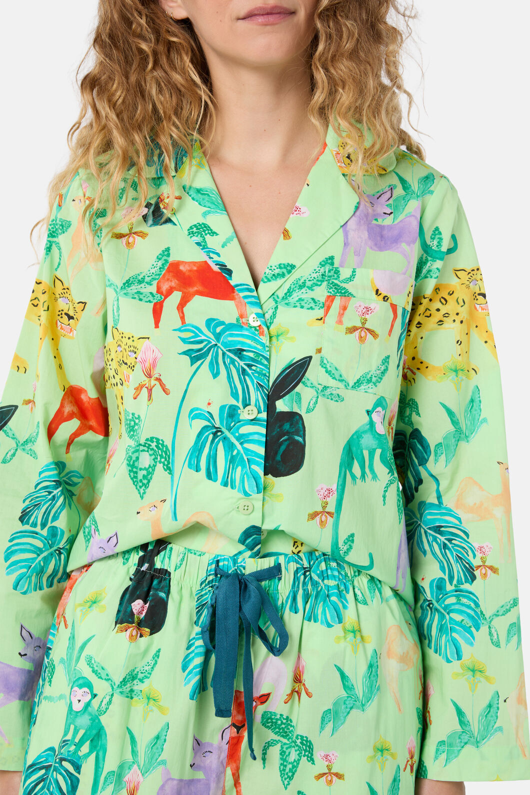 Gorman NZ - Orchard Safari Long PJ Set - print