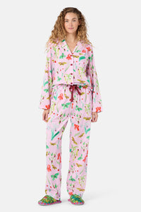Gorman NZ - Electric Eden Long PJ Set - print