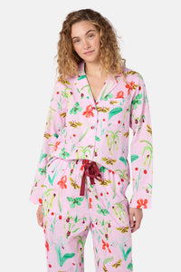 Gorman NZ - Electric Eden Long PJ Set - print