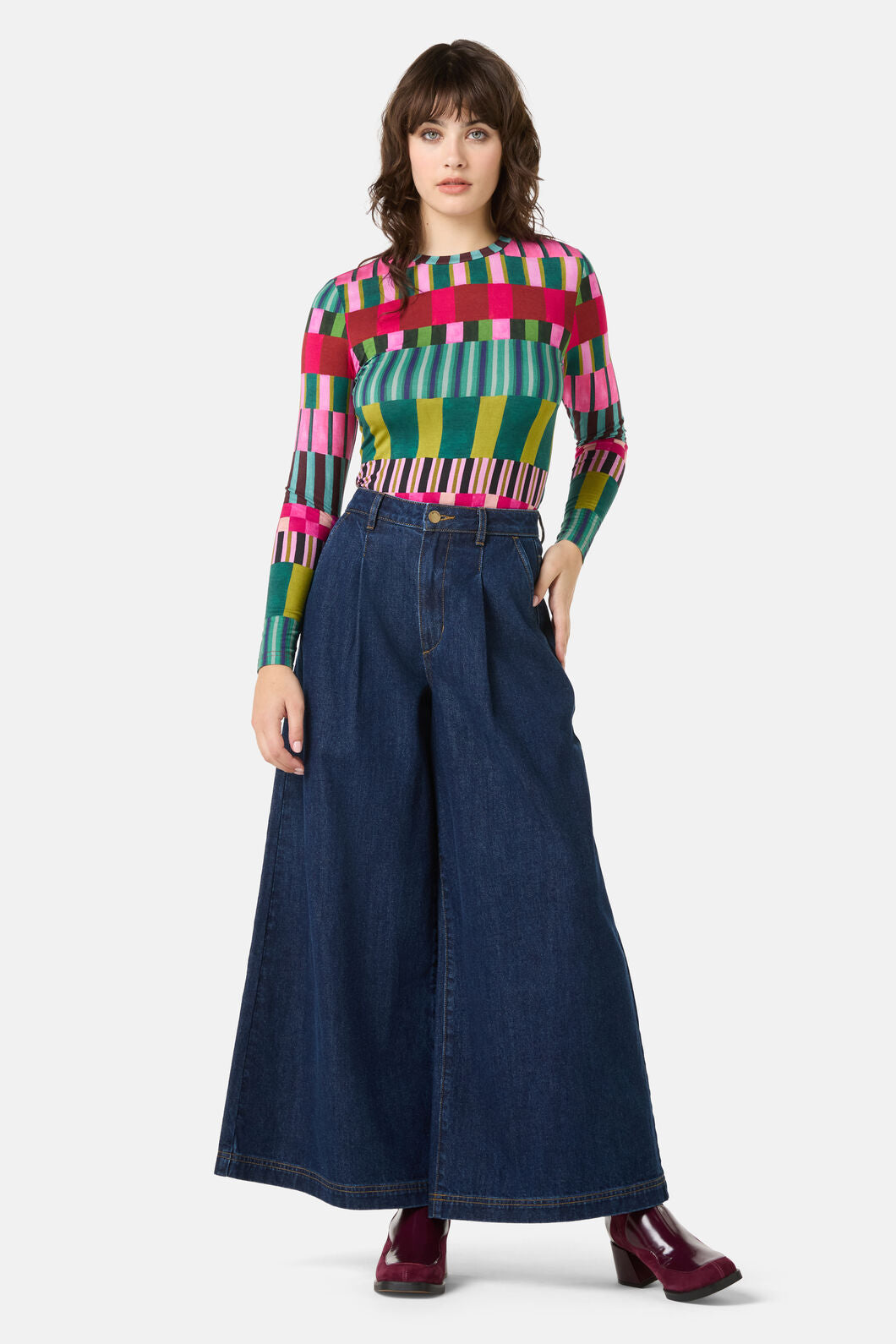 Gorman NZ - Warpweave Long Sleeve Tee - print