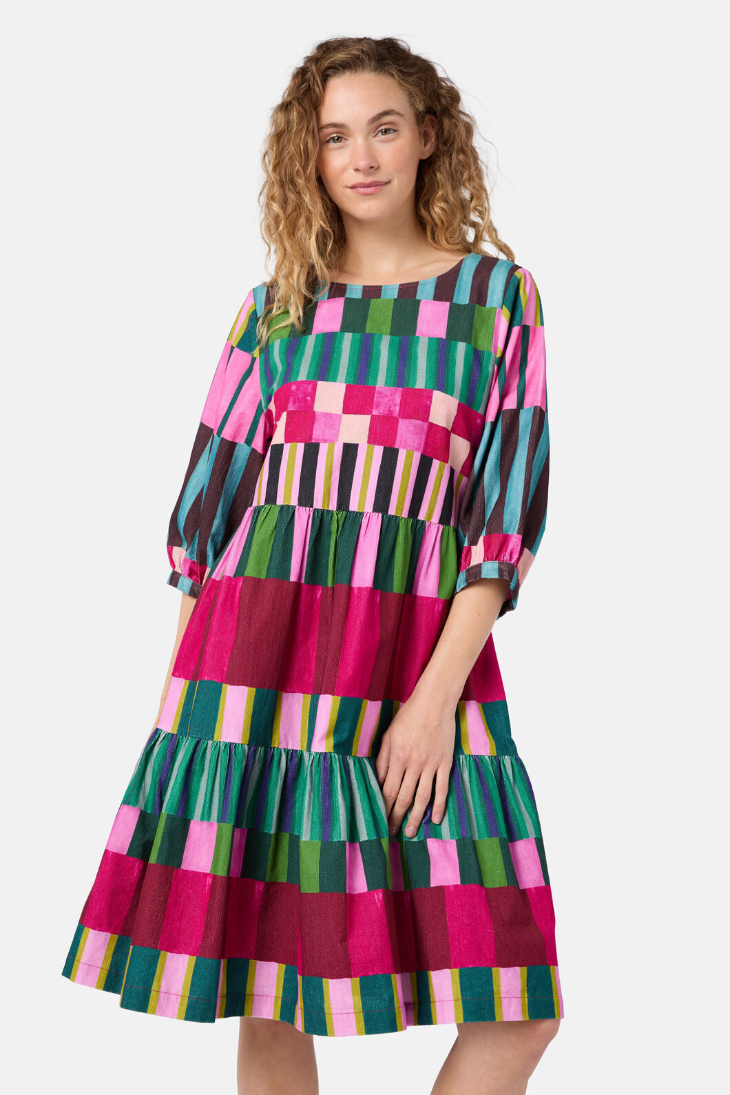 Gorman NZ - Warpweave Smock Dress - print