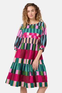 Gorman NZ - Warpweave Smock Dress - print