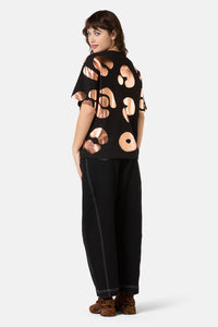 Gorman NZ - Leo Rising Foil Oversized Tee - print