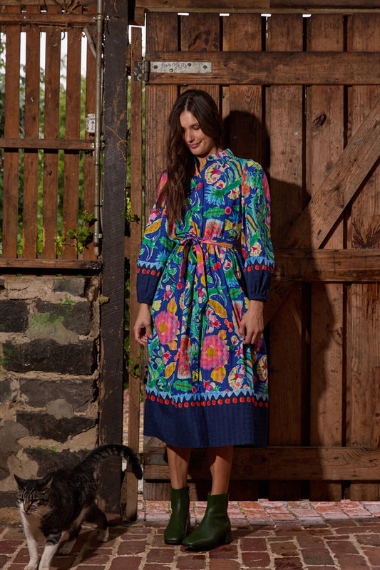 Gorman NZ - Secret Meadow Smock Dress - print
