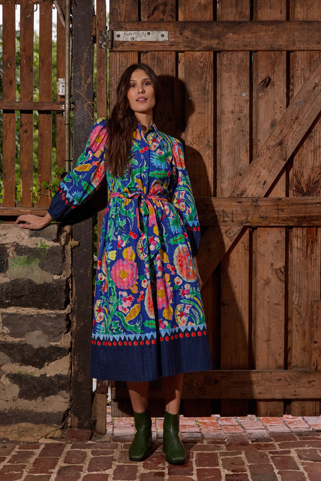 Gorman NZ - Secret Meadow Smock Dress - print