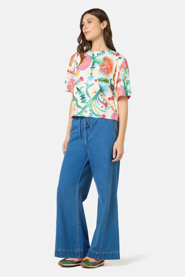 Gorman NZ - Secret Meadow Relaxed Tee - print