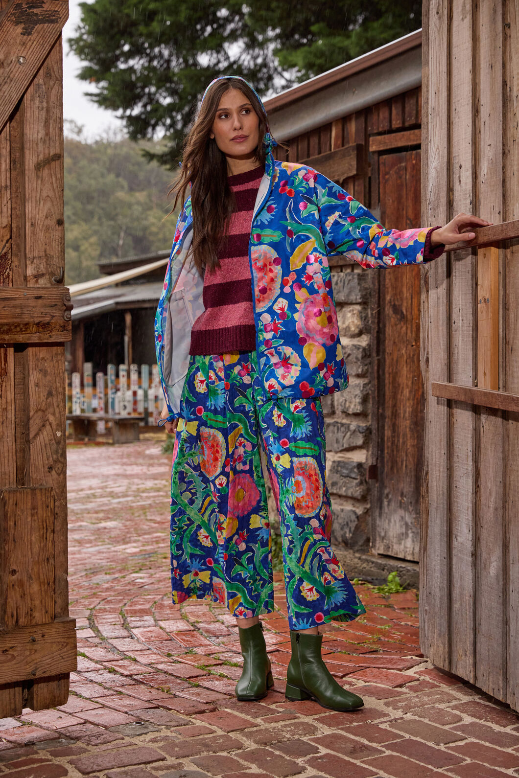 Gorman NZ - Secret Meadow Print Raincoat - print