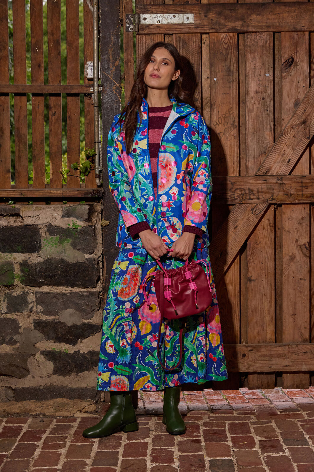 Gorman NZ - Secret Meadow Print Raincoat - print
