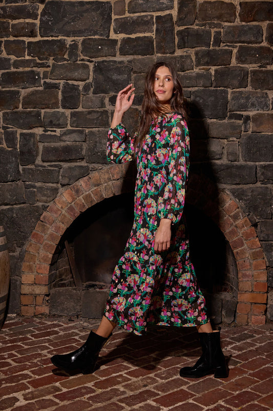 Gorman NZ - Secret Meadow Maxi Dress - print