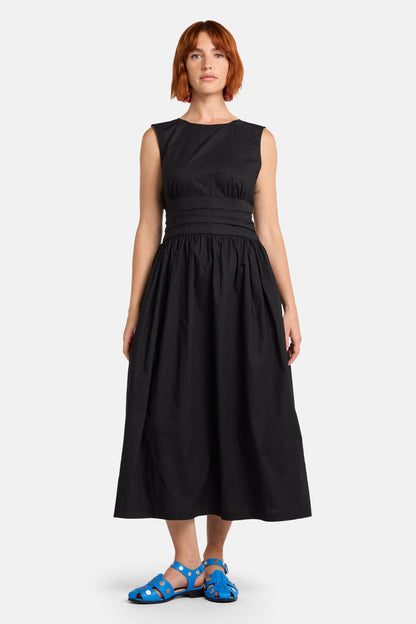 Gorman NZ - Felicia OrganicCottonMidiDress - black