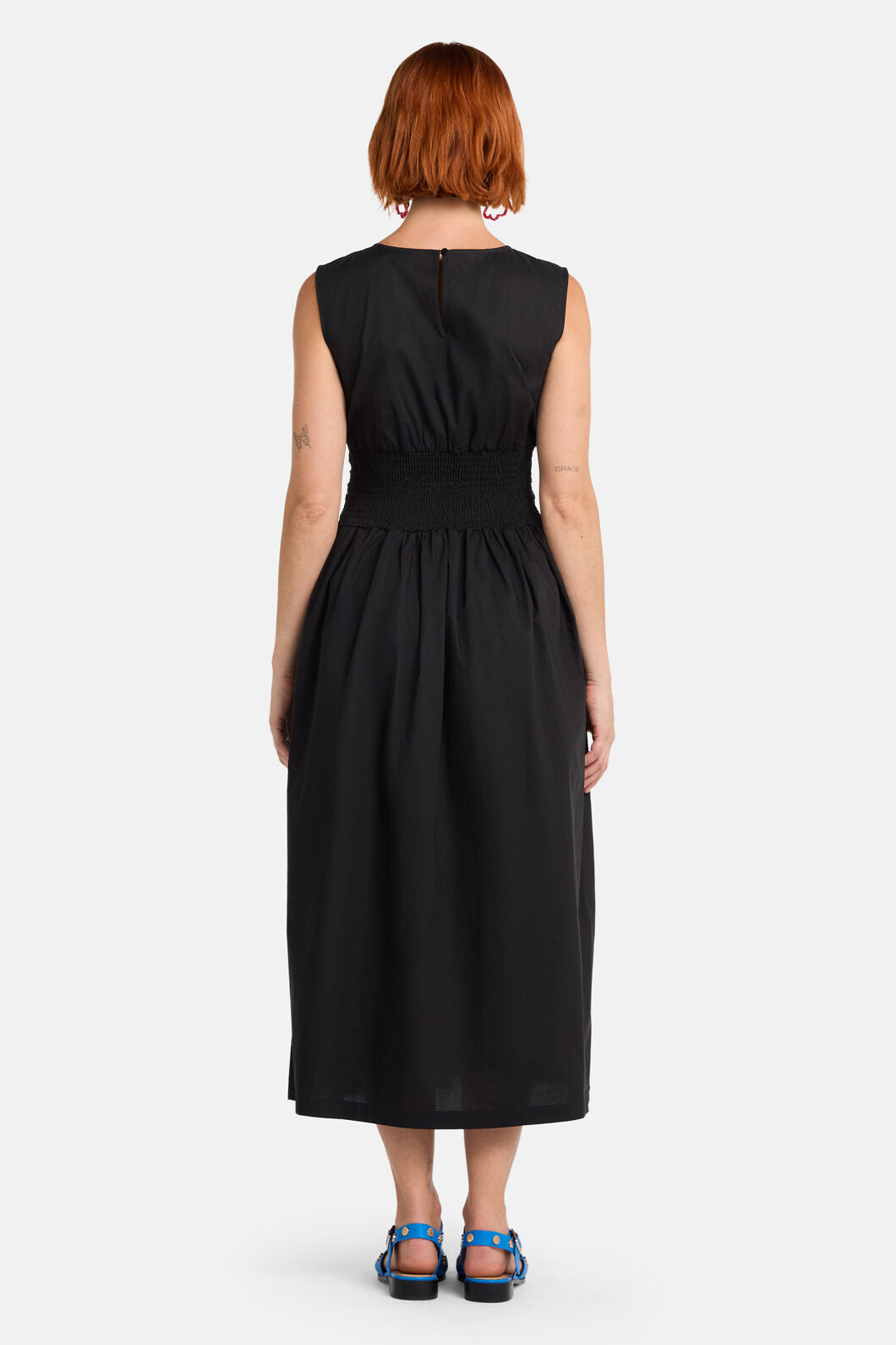 Gorman NZ - Felicia OrganicCottonMidiDress - black