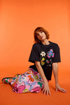 Gorman NZ - So Fetch Sequin Oversized Tee - black