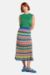 Gorman NZ - Tropic Zigzag Knit Skirt - multi