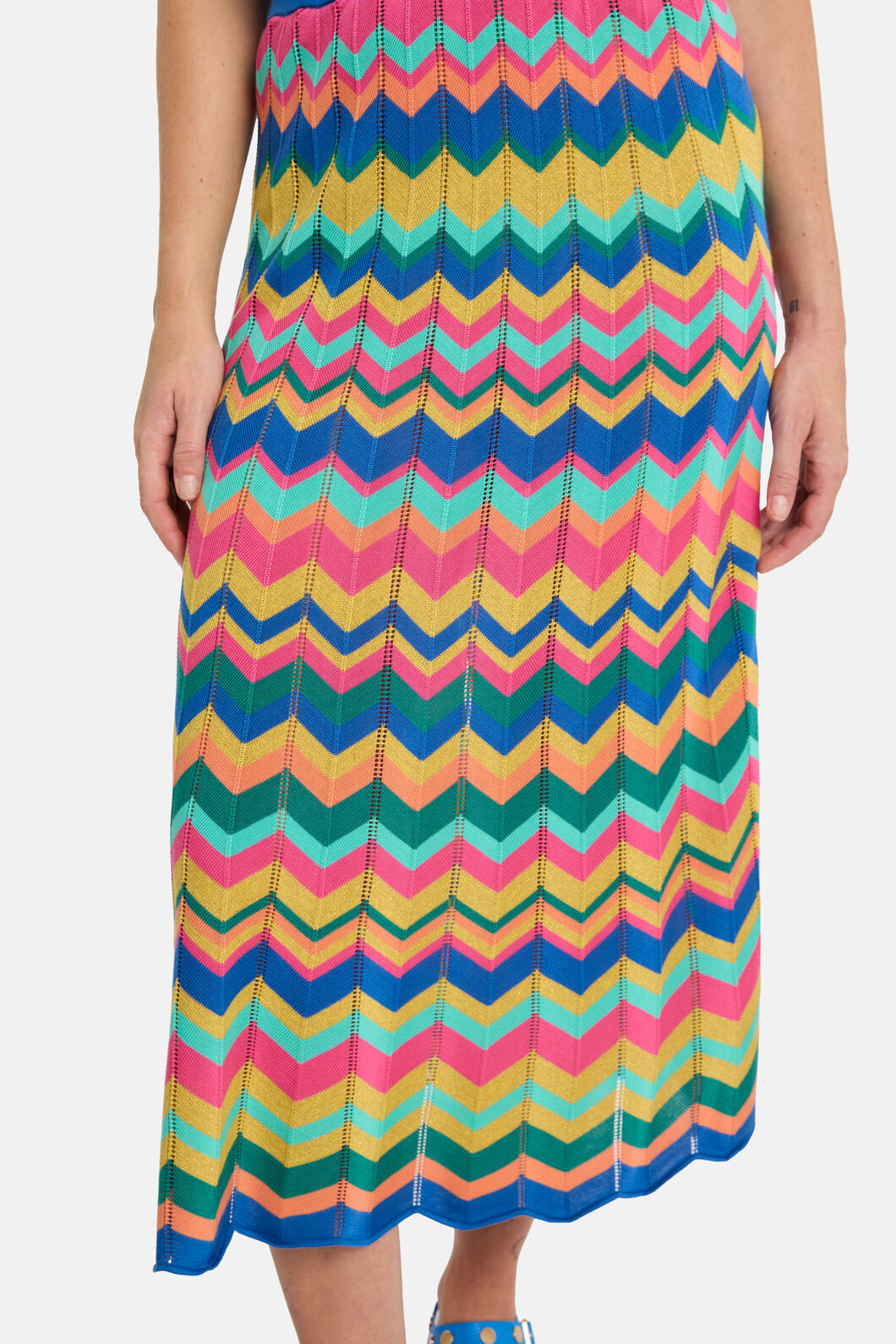 Gorman NZ - Tropic Zigzag Knit Skirt - multi