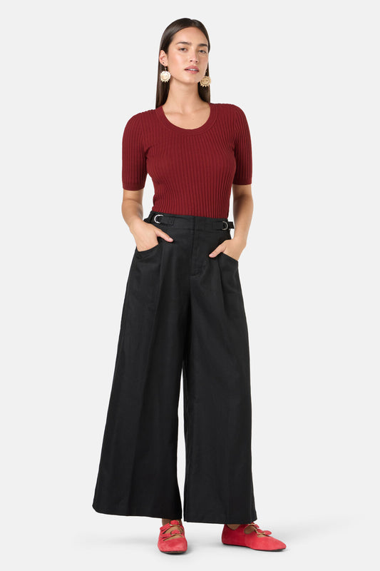 Gorman NZ - Liana Wide Leg Pant - black