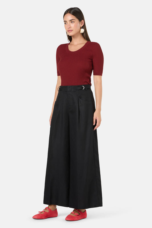 Gorman NZ - Liana Wide Leg Pant - black