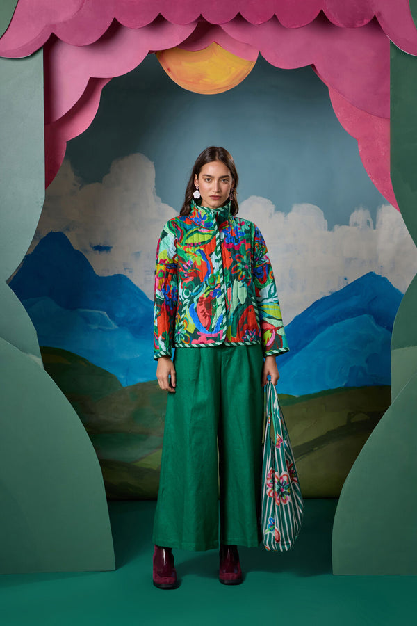 Gorman NZ - Liana Wide Leg Pant - green