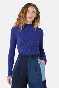 Gorman NZ - Sweetheart Knit Top - blue