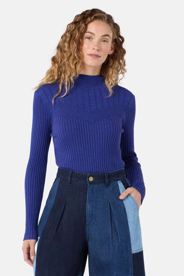 Gorman NZ - Sweetheart Knit Top - blue